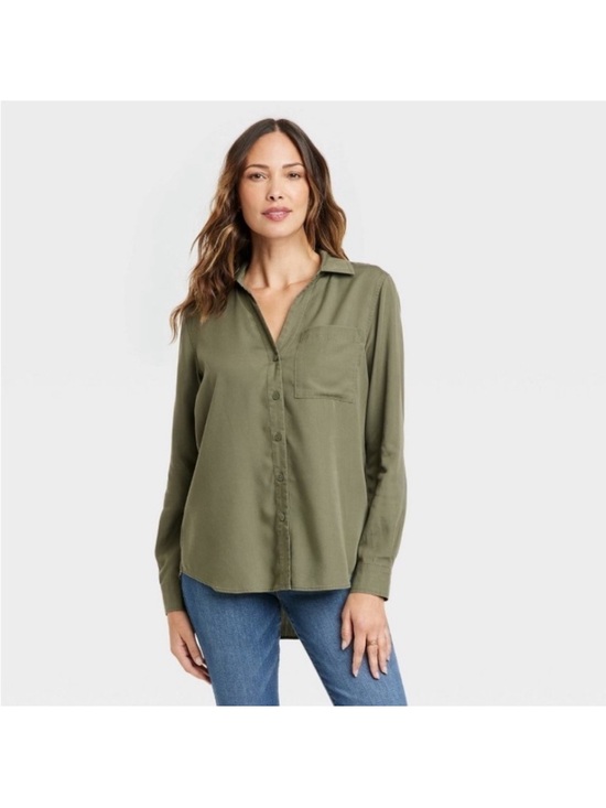 Knox Rose Tops - 🆕 Knox Rose Button Down Long-Sleeve Shirt - 2X NWT